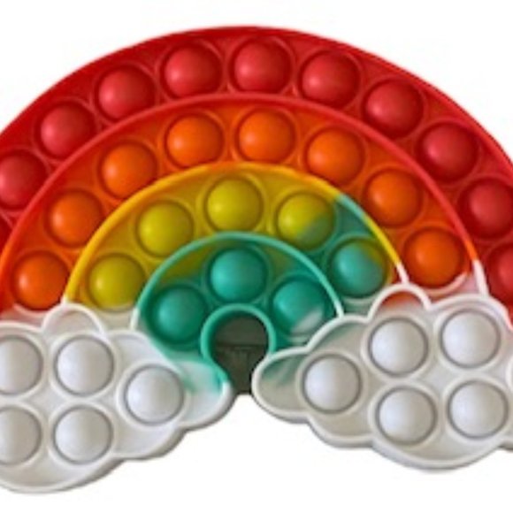Fidget Toy Pop Its Rainbow - Picture 1 of 1